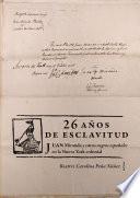 Libro 26 años de esclavitud