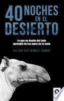 Libro 40 noches en el desierto