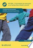 Libro Actividades de educación en el tiempo libre infantil y juvenil. SSCB0209