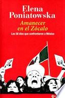 Libro Amanecer en el Zócalo