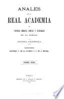 Libro Anales de la Academia de ciencias medicas, físicas y naturales de la Habana