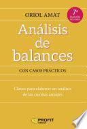 Libro Análisis de balances