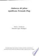 Libro Andanzas del piloto republicano Fernando Puig