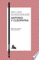 Libro Antonio y Cleopatra