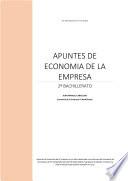 Libro Apuntes de Economia de la Empresa 2º Bachillerato