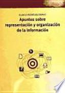 Libro Apuntes sobre representación y organización de la información