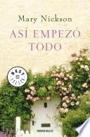 Libro Así empezó todo