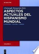 Libro Aspectos actuales del hispanismo mundial