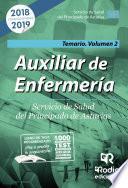 Libro Auxiliar de Enfermería. Servicio de Salud del Principado de Asturias. Temario Volumen 2