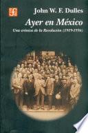 Libro Ayer en México