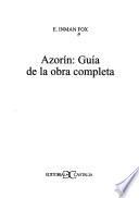 Libro Azorín