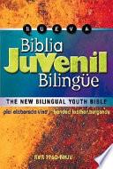 Libro Biblia Juvenil Bilingue - Piel Elaborada Vino