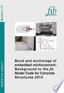 Libro Bond and anchorage of embedded reinforcement: Background to the fib Model Code for Concrete Structures 2010