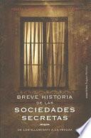 Libro Breve historia de las sociedades secretas