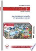 Libro Calidad de la educación en el marco de los ODS