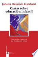 Libro Cartas sobre educación infantil