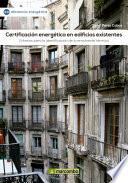 Libro Certificación energética en edificios existentes