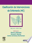 Libro Clasificación de Intervenciones de Enfermería (NIC)