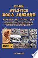 Libro Club atlético Boca Juniors 1953 V