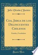 Libro Coa, Jerga de los Delincuentes Chilenos