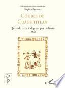 Libro Códice de Cuauhtitlan