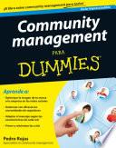 Libro Community management Para Dummies