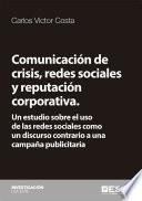 Libro Comunicación de crisis, redes sociales y reputación corporativa.