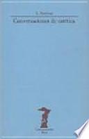 Libro Conversaciones de estética