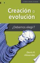 Libro Creación o evolución