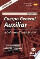 Libro Cuerpo General Auxiliar. Administración del Estado. Psicotécnico