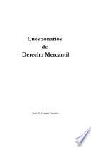 Libro Cuestionarios de Derecho Mercantil