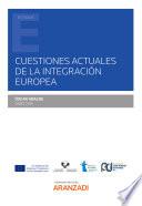 Libro Cuestiones actuales de la integración europea