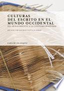 Libro Culturas del escrito en el mundo occidental