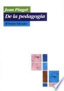 Libro De la pedagogía