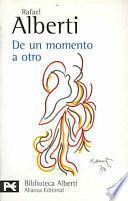 Libro De un momento a otro