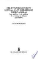 Libro Del intervencionismo estatal a las estrategias facilitadoras