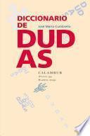Libro Diccionario de dudas