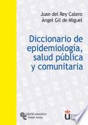 Libro Diccionario de epidemiología, salud pública y comunitaria
