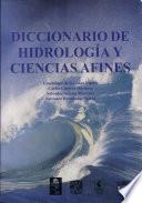 Libro Diccionario de hidrología y ciencias afines