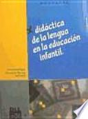 Libro Didáctica de la lengua en la educación infantil