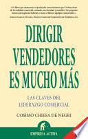 Libro Dirigir Vendedores Es Mucho Mas