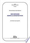 Libro Dos estudios sobre el conector pues