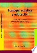 Libro Ecología acústica y educación