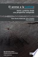Libro El acceso a la justicia. Teoría y práctica desde una perspectiva comparada
