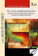 Libro El Acto administrativo