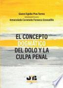 Libro El concepto dogmático del dolo y la culpa penal