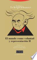 Libro El mundo como voluntad y representación II