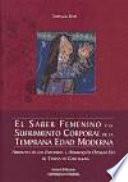 Libro El saber femenino y el sufrimiento corporal de la temprana Edad Moderna