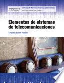 Libro Elementos de sistemas de telecomunicaciones