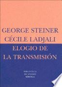 Libro Elogio de la transmisión